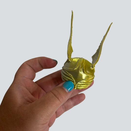 Snitch Dorada Harry Potter | Impresión 3D Imitación Oro/Plata